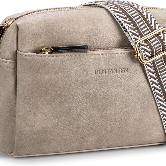 Small Vegan Leather Crossbody Purse Women's Shoulder Bag Cell Phone Organizer